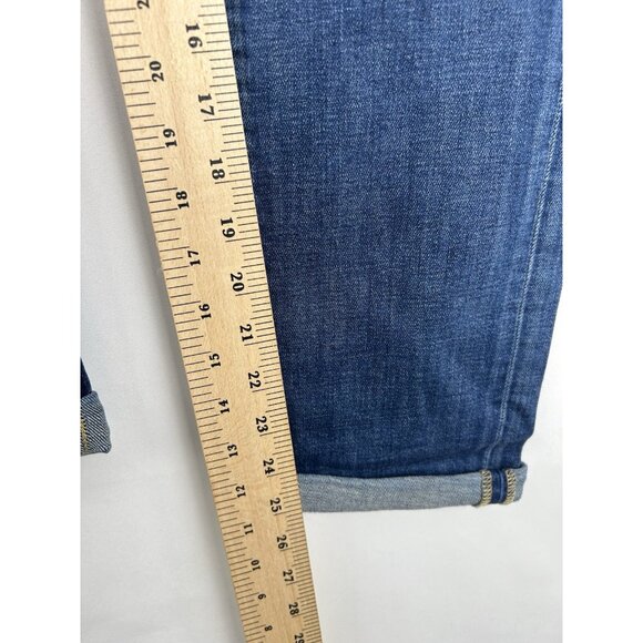 PILCRO Anthropologie Womens 29 Slim Boyfriend Jeans Straight  Mid Rise Medium - Picture 4 of 16